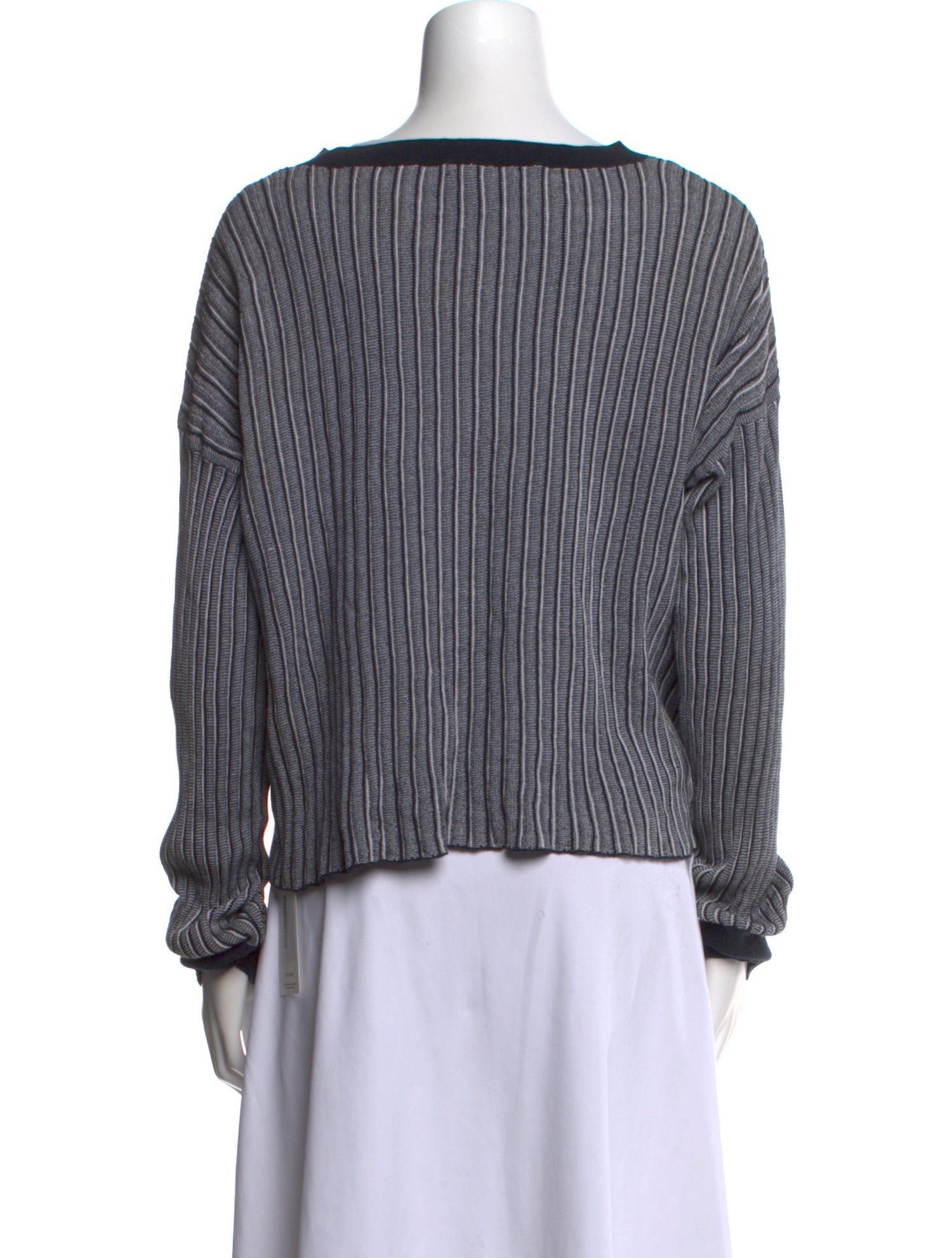 Rag & Bone Striped Bateau Neckline Sweater